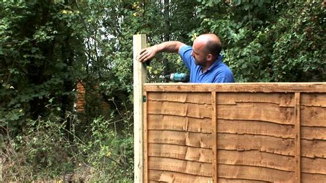 how to fix trellis to fence with concrete posts